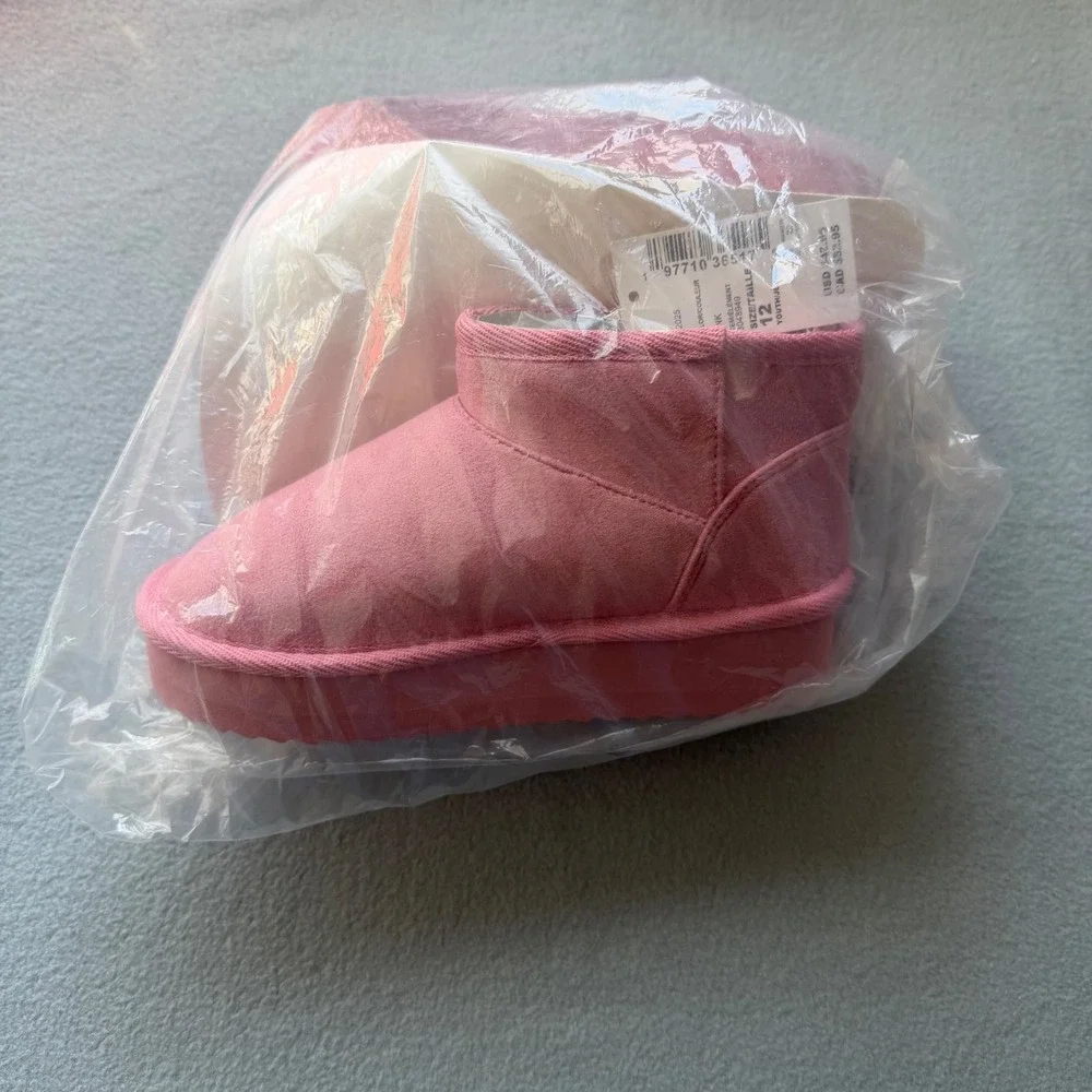 The Childrens Place pink faux